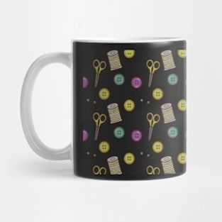 Sewing textile fashion objects Mug